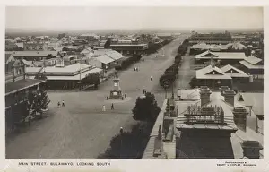Commemoration Prints: Aerial view of Main Street, Bulawayo, Rhodesia