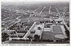 Images Dated 25th July 2017: Aerial view, Modesto, Stanislaus County, California, USA