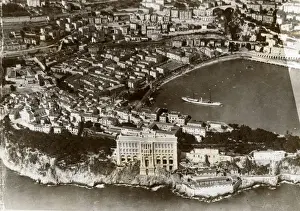 Monaco Prints: AERIAL VIEW OF MONACO