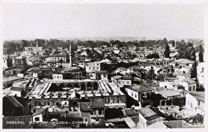 Images Dated 20th July 2016: Aerial view of Nicosia, Cyprus
