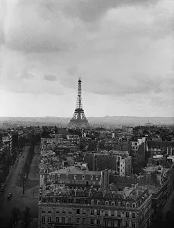 Aerial view of Paris