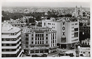 Images Dated 2nd June 2017: Aerial view of Place de France, Casablanca, Morocco