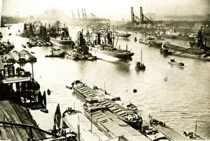 Images Dated 2nd January 2019: Aerial view of the port of Rotterdam, Netherlands