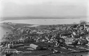 Portland Prints: Aerial View of Portland Harbour