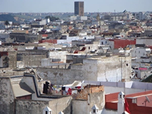 Images Dated 9th February 2012: Aerial view of Rabat