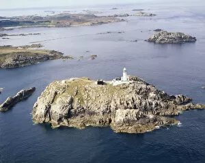 Scilly Gallery: Aerial view of Round Island, Isles of Scilly