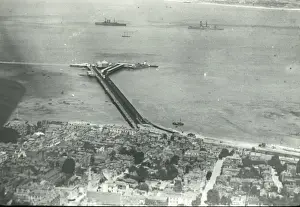 Ryde Prints: Aerial view of Ryde, Isle of Wight