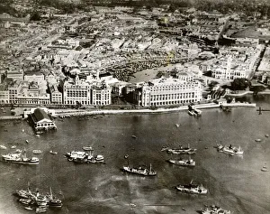 Images Dated 24th August 2018: Aerial View of Singapore