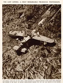 Aerial view of the site where Brigadier-General Arthur Corrie Lewin
