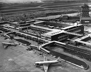 An aerial view of the south east face passenger building