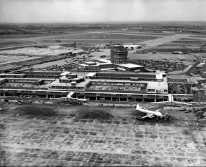 An aerial view of the south east face passenger building