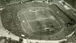 Today Gallery: Aerial view of Stamford Bridge football ground, London