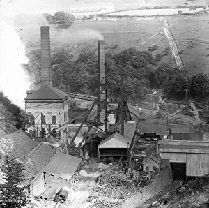 Untidy Collection: Aerial view, Tirpentwys Colliery, South Wales