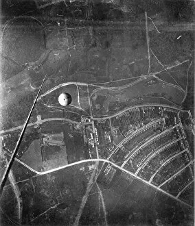 Chief Collection: Aerial view of Wanstead from a balloon - 1909