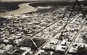 Buenos Prints: Aerial view of Zarate, Argentina, South America