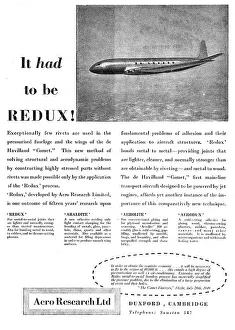 Bonding Prints: Aero Research REDUX Bonding 1949