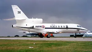 Aeronavale - Dassault Falcon 50M SURMAR 36 (msn 36), of 24 Flottille, at RAF Cottesmore for the Royal International Air Tattoo on 23 June 2000. (Aeronavale - Aeronautique Navale Francaise - French Naval Aviation) Date: 2000