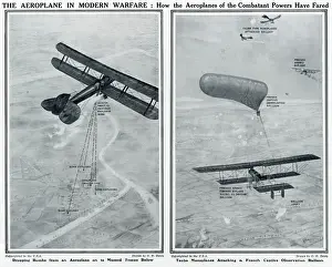 Taube Prints: Aeroplane in modern warfare by G. H. Davis