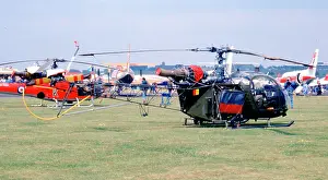 Aerospatiale Prints: Aerospatiale SA. 318C Alouette Astazou A-94 - OT-GCD