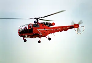 Aerospatiale Prints: Aerospatiale SA.319B Alouette III, of Securite Civile