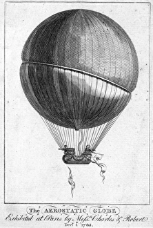 Aerostatic Gallery: The Aerostatic Globe exhibited at Paris