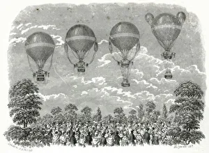 Aerostatic Gallery: Aerostatic Machine, Ballooning