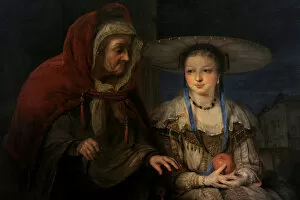 Abundance Gallery: Aert de Gelder (1645-1727). Vertumnus and Pomona. Oil on can