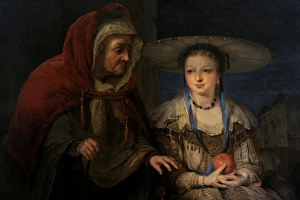 Images Dated 5th October 2014: Aert de Gelder (1645-1727). Vertumnus and Pomona. Oil on can