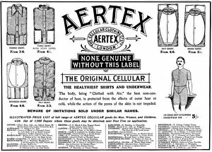 Aertex Gallery: Aertex advertisement, 1906