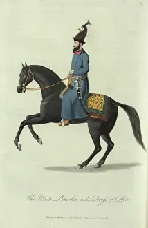 Official Prints: Afghan government official on horseback