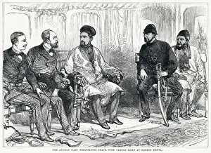 Treaty Prints: The Afghan War: negotiating peace with Yakoob Khan (Mohammad Yaqub Khan