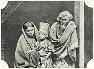 Afghanistan - Blind Afghan boy & parents
