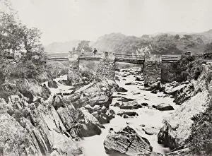 Pont Prints: Afon Lledr from the bridge at Pont-y-Pant, Wales
