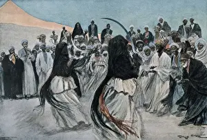 Desertification Prints: Africa (1901). The dance of the sabre of