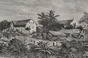 Images Dated 7th May 2021: Africa. Catholic Mission in Gabon