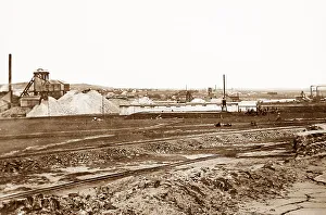 Africa Johannesburg Gold Mine on Line of Reef pre-1900
