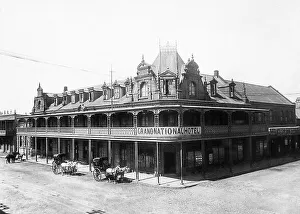 Johannesburg Prints: Africa Johannesburg Grand National Hotel pre-1900