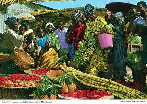 Onions Prints: Africa - Market Scene
