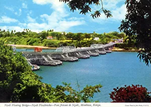 Pontoon Prints: Africa - Nyali Floating Bridge, Mombasa, Kenya