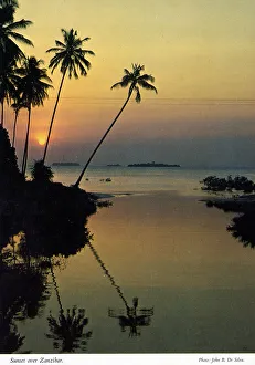 Archipelago Prints: Africa - Sunset over Zanzibar