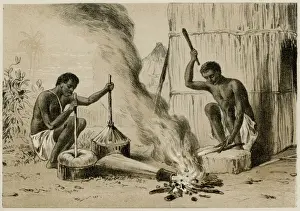 Blacksmith Prints: AFRICAN BLACKSMITHS