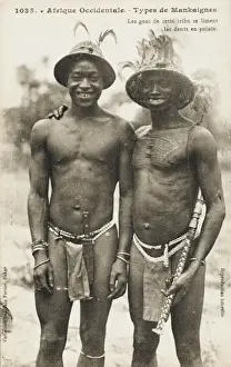 Teeth Prints: African men with sharpened teeth