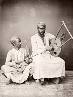 African music, musicians, Egypt, c. 1880 s