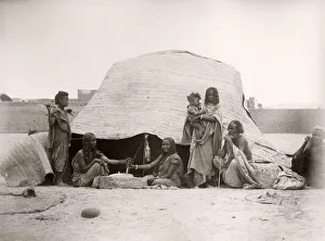 African women grinding corn, Egypt, c. 1890 s