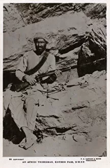 Afghanistan Gallery: Afridi Tribesman of the Khyber Pass, NWFP