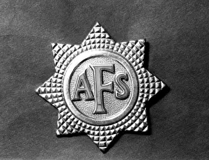 AFS cap badge, WW2