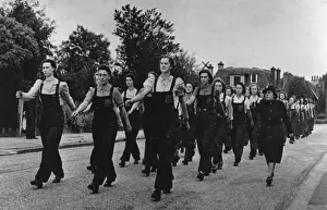Highgate Prints: AFS women training, Highgate, London, WW2