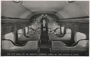 Cabin Prints: Aft cabin, Heracles liner, Imperial Airways