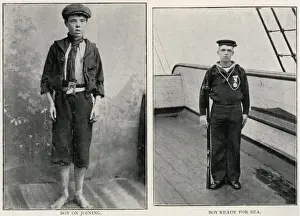 Scruffy Prints: Before and After, Training Ship Wellesley, North Shields