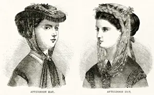 Afternoon hats 1867